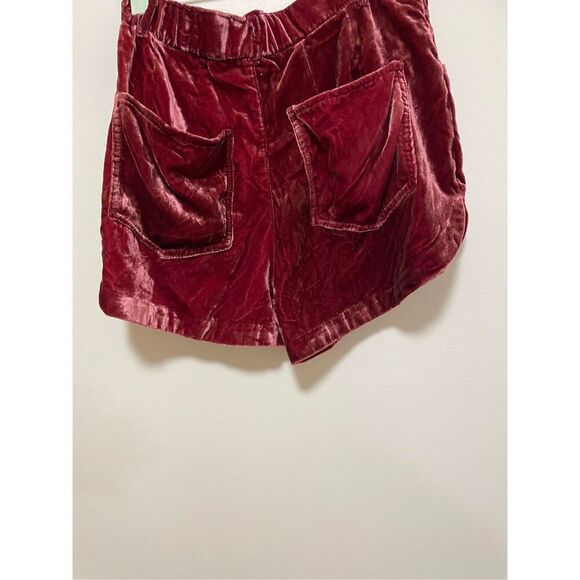 Free People Sky's The Limit Velvet Shorts Size S - Picture 5 of 6